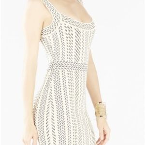 BCBG-Aleena-French-Cream-Body-Con-Dress-XXS  BCBG